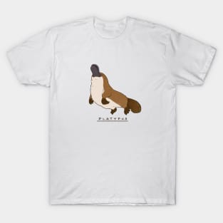 Adorable Platypus Swimming Up T-Shirt